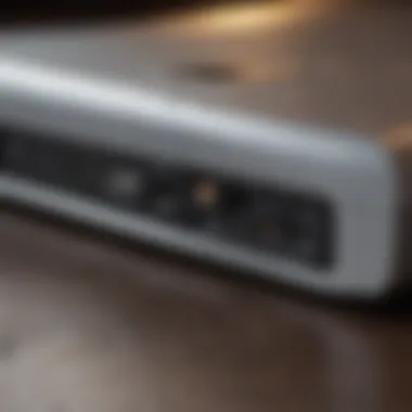 Thunderbolt port on MacBook Air for lightning-fast data transfer