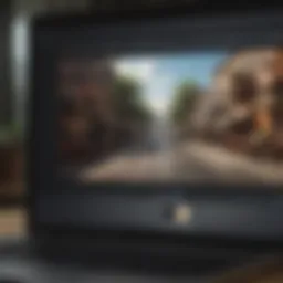 MacBook screen displaying screenshot capture options