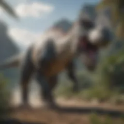 Majestic Dinosaur Roaming Jurassic World