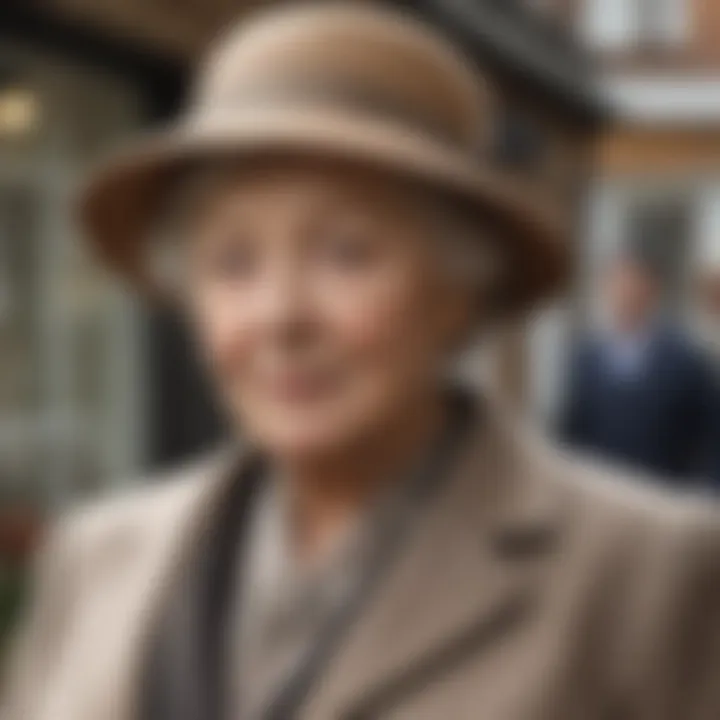 An artistic representation of the diverse adaptations of Miss Marple in cinema