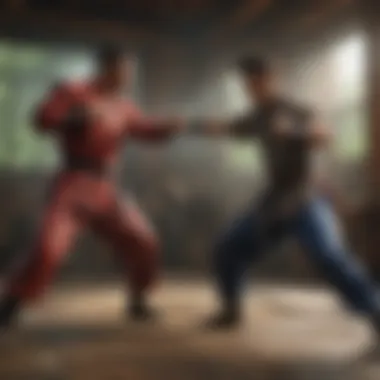 Mystical martial arts showdown