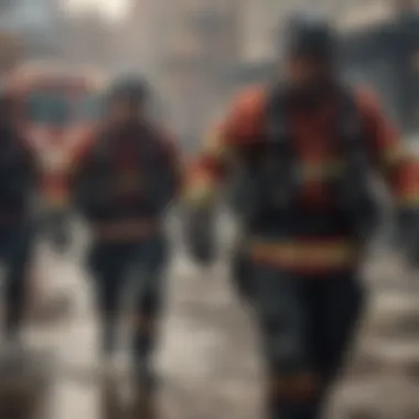 A key moment from Chicago Fire showcasing a rescue operation