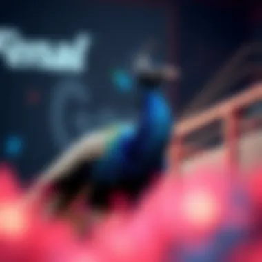 Peacock Streaming Service: A Unique Symbol A vibrant peacock symbolizing the Peacock streaming service