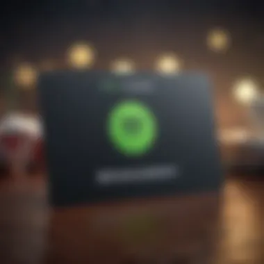 Elegant Spotify gift card design