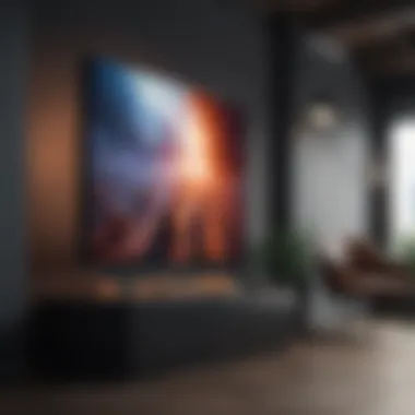 Sleek and modern Sony Bravia XR display