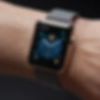 Sleek iWatch model highlighting minimalist aesthetics