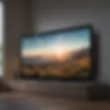 Innovative Sony TV design with slim bezels