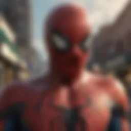 Abstract artistic depiction of Spider-Man: No Way Home streaming availability