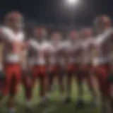 Iconic scene from Friday Night Lights portraying team spirit