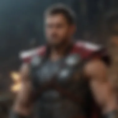 A cinematic scene from Thor: Ragnarok