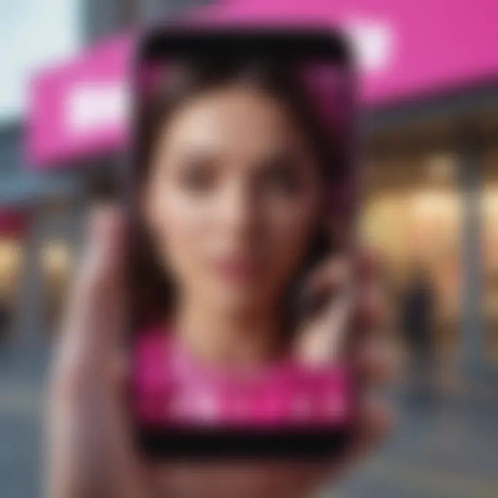 Visual representation of T-Mobile Magenta's international calling features