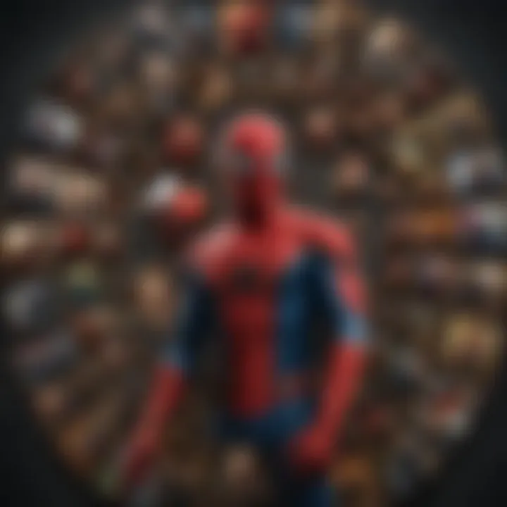 Spider-Man characters in a collage showcasing franchise diversity