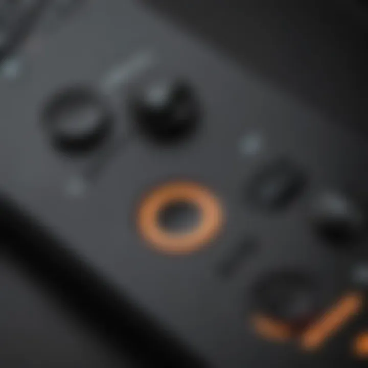 Close-up view of the Alexa Firestick remote highlighting its buttons