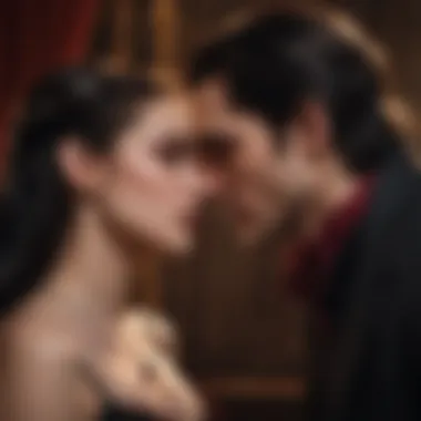 Societal Perception of Love in Vampire Lore A graph illustrating the societal perception of love in vampire narratives