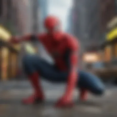 Spider-Man on Screen A visualization of Spider-Man's evolution through various film adaptations
