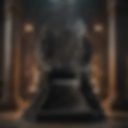 The Iron Throne amidst a backdrop of political intrigue.