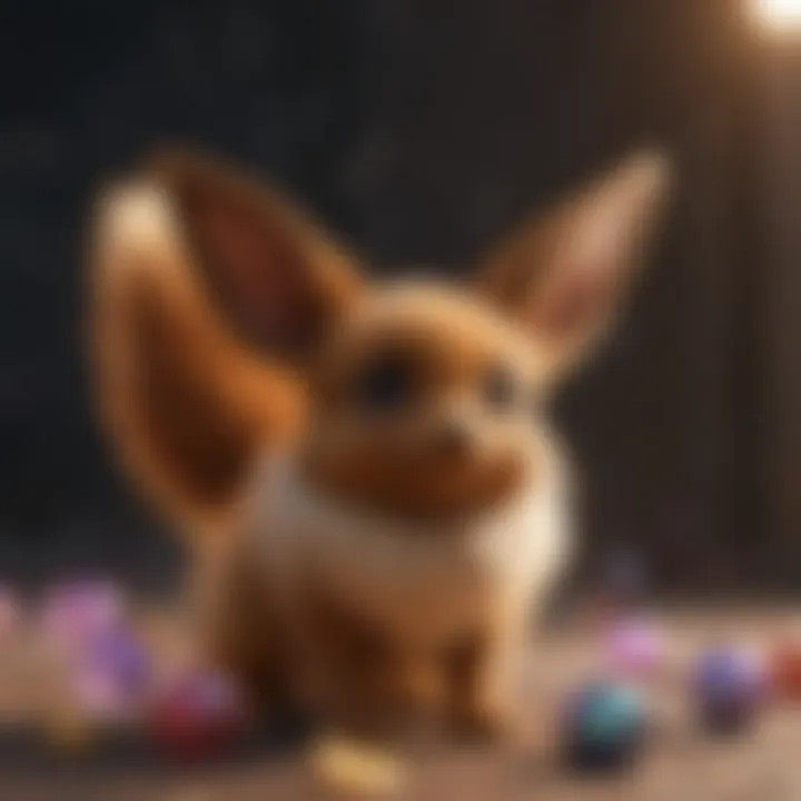 Eevee with evolution stones