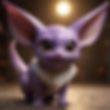 Espeon showcasing psychic abilities