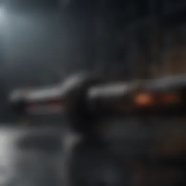 Iconic Lightsaber Sound Design The hum of a lightsaber illuminated in a dark setting