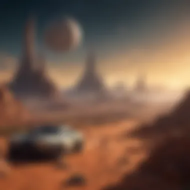 Diverse Soundscapes of Star Wars Planets An expansive view of various Star Wars planets showcasing their unique atmospheres