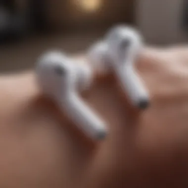 Comfortable fit of extra small AirPods ear tips