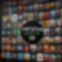 Exploring the Xbox Game Pass interface showcasing its diverse game library