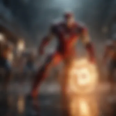 Power Unleashed Marvel superhero team-up in intense action sequence