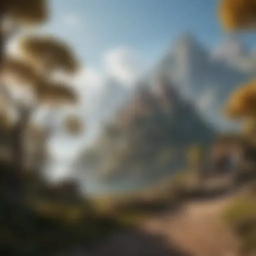 Stunning visuals of an upcoming fantasy game world