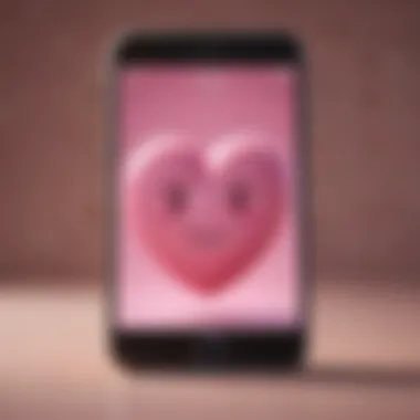 Analyzing the usage patterns of the pink heart emoji among iPhone users