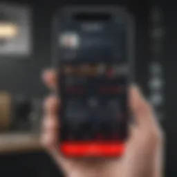 Verizon customer service app interface on smartphone screen