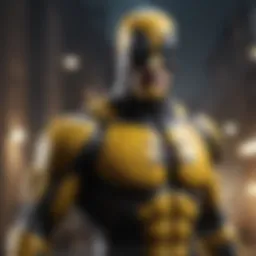 Detailed craftsmanship of Watchmen action figure