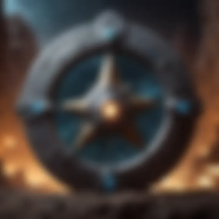 Logo of Stargate franchise with various series icons