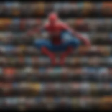 Collage of streaming platform logos where Spider-Man movies are available