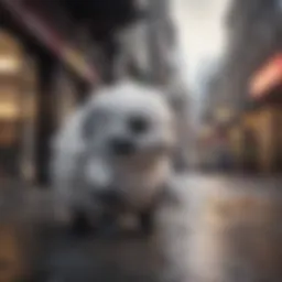 A vibrant scene from Pokémon Black and White showcasing iconic characters.