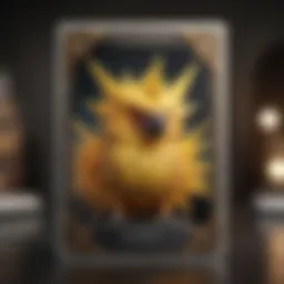An illustration showcasing the different editions of the Zapdos Pokémon card